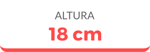 Altura 18 cm