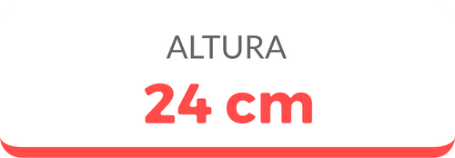 Altura 24 cm