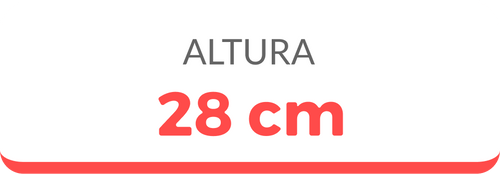 Altura 28 cm