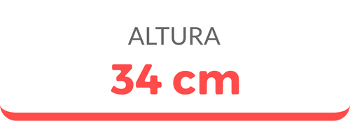 Altura 34 cm