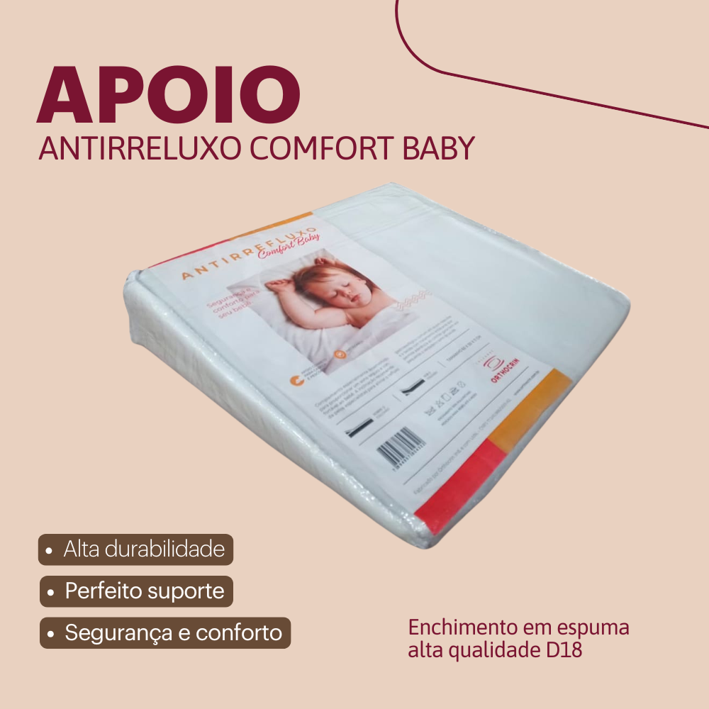 Travesseiro Apoio Antirrefluxo para Bebê Comfort Baby
