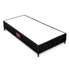 Base Colchão Box Black Fit Orthocrin Pés de Plástico Altura 24 cm