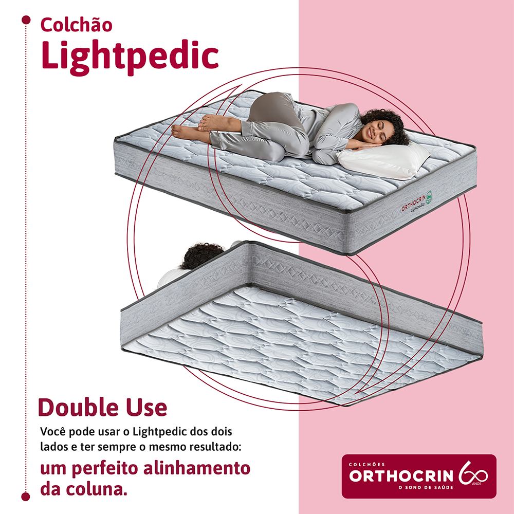 Colchão Espuma Ortopédico Lightpedic Orthocrin