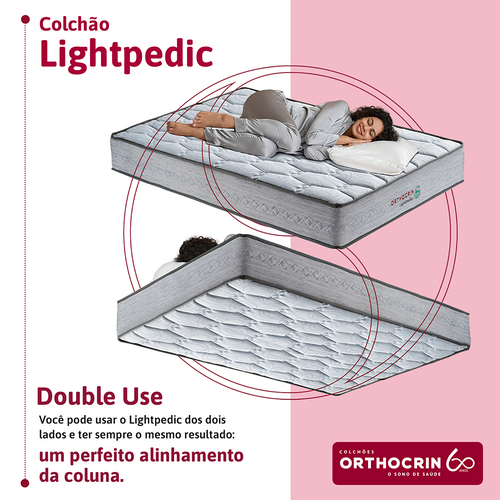 Colchão Espuma Ortopédico Lightpedic Orthocrin