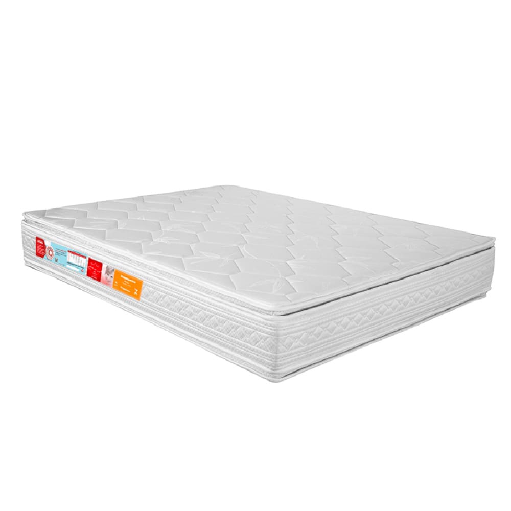 Colchão de Espuma D33x24 Orthocrin Royal Saúde Plus Pillow Top Branco